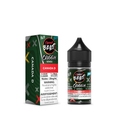 Flavour Beast Chuggin Nic Salt - Canada D Iced (30mL) | Vape Cloud Canada Pacific Smoke 10mg ON Tax 33.75  Vape Cloud