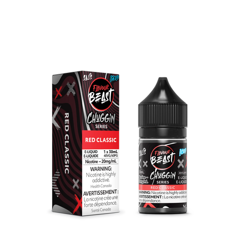Flavour Beast Chuggin Nic Salt - Red Classic Iced (30mL) | Vape Cloud Canada Pacific Smoke 10mg ON Tax 33.75  Vape Cloud