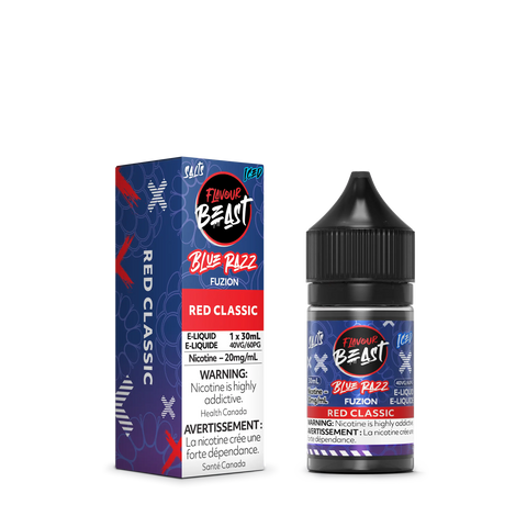 Flavour Beast Fuzion E-Liquid | Vape Cloud Canada Pacific Smoke 20mg ON Tax / Blue Razz Fuzion Red Classic (ICED) 35.50  Vape Cloud