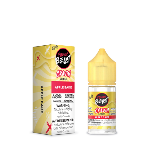 Flavour Beast Cravin' Nic Salt - (30ml)| Vape Cloud Canada Pacific Smoke 20mg ON Tax / Apple Bake 33.99  Vape Cloud