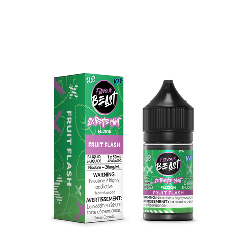 Flavour Beast Fuzion E-Liquid | Vape Cloud Canada Pacific Smoke 20mg ON Tax / Extreme Mint Fuzion Fruit Flash (ICE 35.50  Vape Cloud
