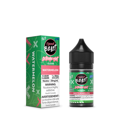 Flavour Beast Fuzion E-Liquid | Vape Cloud Canada Pacific Smoke 20mg ON Tax / Extreme Mint Fuzion Watermelon (ICED 35.50  Vape Cloud
