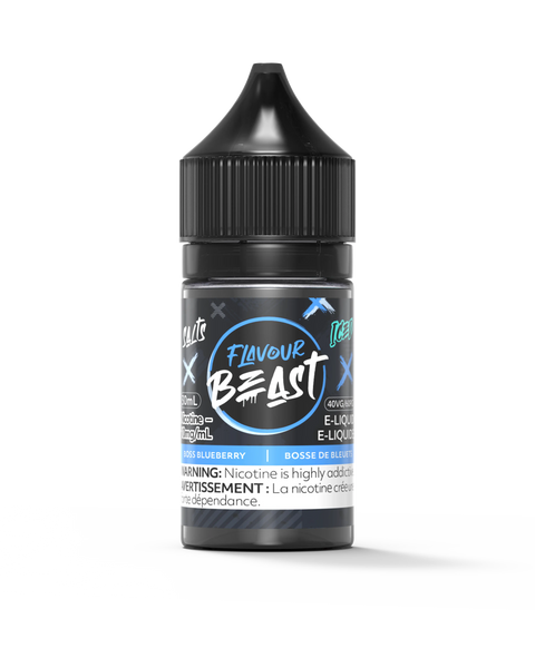 Flavour Beast Nic Salt 30mL | Vape Cloud Canada - Vape Cloud 10mg ON Tax / Boss Blueberry Iced