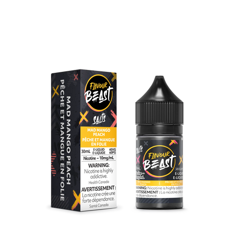 Flavour Beast Nic Salt *ONLINE CLEARANCE SALES ONLY* Pacific Smoke 10mg / Mad Mango Peach 19.99  Vape Cloud
