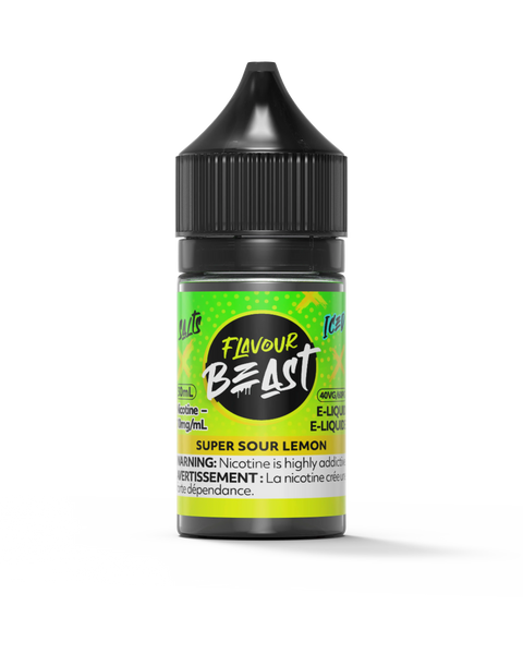 Flavour Beast Nic Salt 30mL | Vape Cloud Canada - Vape Cloud 10mg ON Tax / Super Sour Lemon Iced