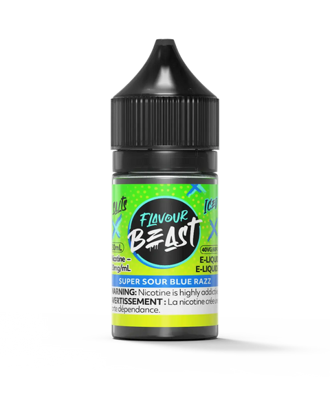 Flavour Beast Nic Salt 30mL | Vape Cloud Canada - Vape Cloud 20mg ON Tax / Super Sour Blue Razz Iced