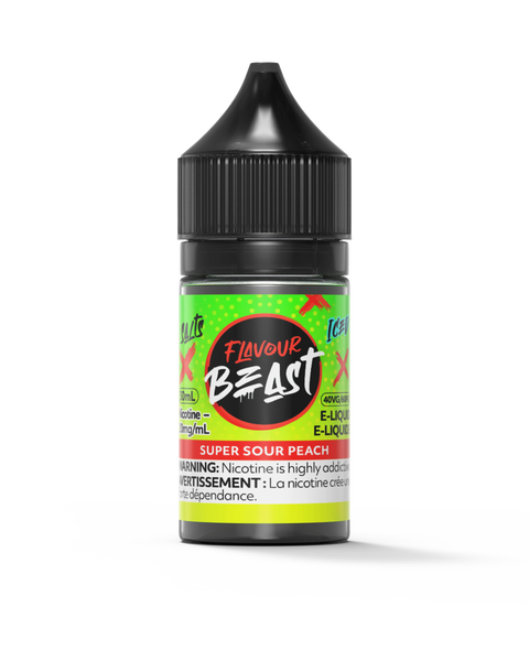 Flavour Beast Nic Salt 30mL | Vape Cloud Canada - Vape Cloud 10mg ON Tax / Super Sour Peach Iced
