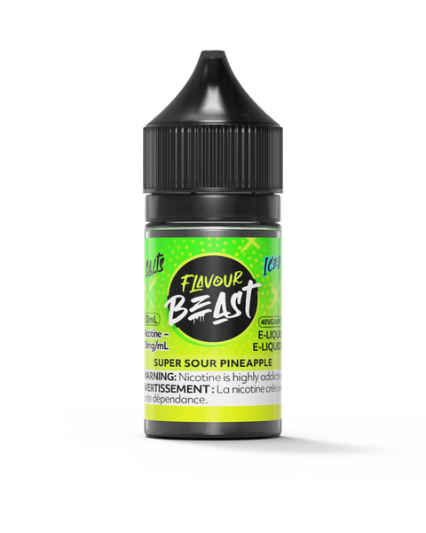 Flavour Beast Nic Salt 30mL | Vape Cloud Canada - Vape Cloud 10mg ON Tax / Super Sour Pineapple Iced