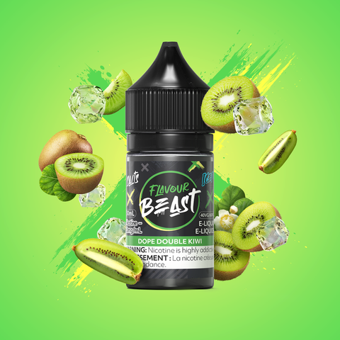 Flavour Beast Nic Salt - Dope Double Kiwi Iced (30mL) | Vape Cloud Canada