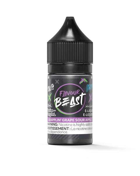 Flavour Beast Nic Salt 30mL | Vape Cloud Canada - Vape Cloud 10mg ON Tax / Grapplin' Grape Sour Apple Iced