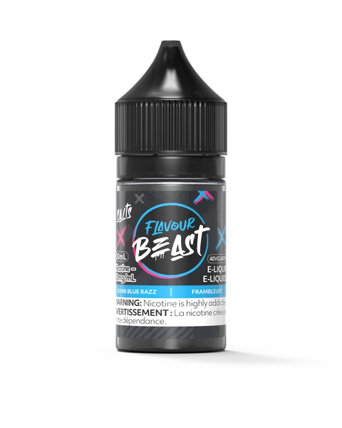 Flavour Beast Nic Salt 30mL | Vape Cloud Canada - Vape Cloud 10mg ON Tax / Bomb Blue Razz