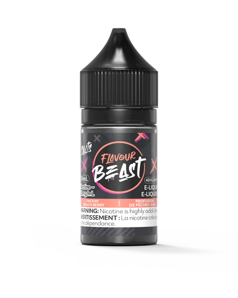 Flavour Beast Nic Salt 30mL | Vape Cloud Canada - Vape Cloud 10mg ON Tax / Packin' Peach Berry