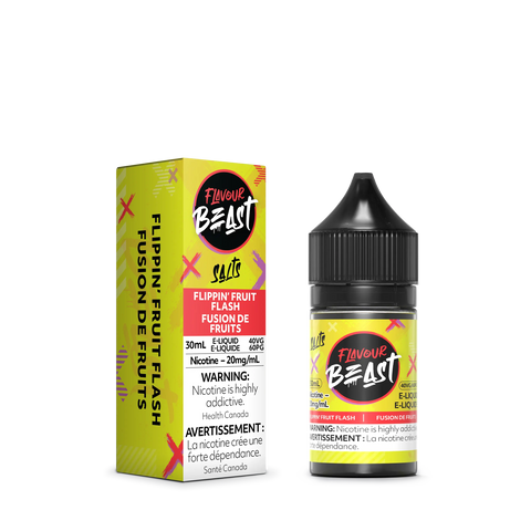 Flavour Beast Nic Salt *ONLINE CLEARANCE SALES ONLY* Pacific Smoke 10mg / Flippin’ Fruit Flash 19.99  Vape Cloud