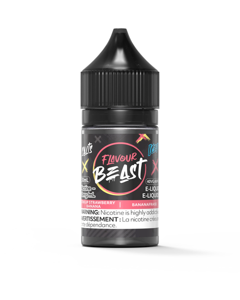Flavour Beast Nic Salt 30mL | Vape Cloud Canada - Vape Cloud 10mg ON Tax / Str8 Up Strawberry Banana Iced