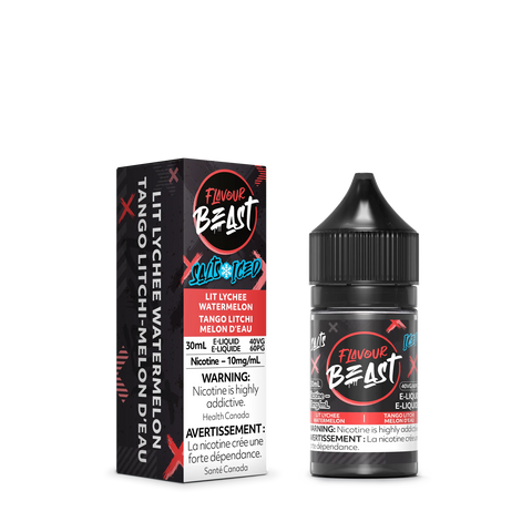 Flavour Beast Nic Salt *ONLINE CLEARANCE SALES ONLY* Pacific Smoke 10mg / Lit Lychee Watermelon 19.99  Vape Cloud