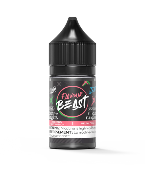 Flavour Beast Nic Salt 30mL | Vape Cloud Canada - Vape Cloud 10mg ON Tax / Weekend Watermelon Iced