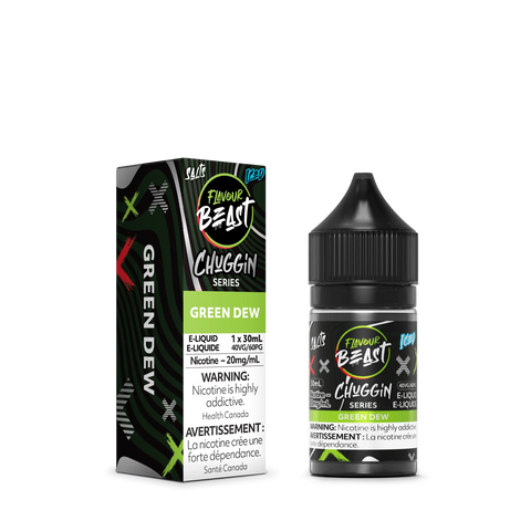 Flavour Beast Chuggin' Nic Salt - Green Dew (30mL) | Vape Cloud Canada Pacific Smoke 20mg ON Tax 33.99  Vape Cloud