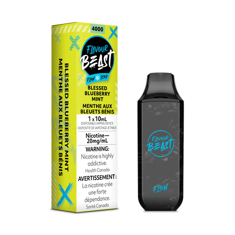 Flavour Beast Flow Disposables Pacific Smoke 20mg ON Tax / Blessed Blueberry Mint Iced 34.99  Vape Cloud