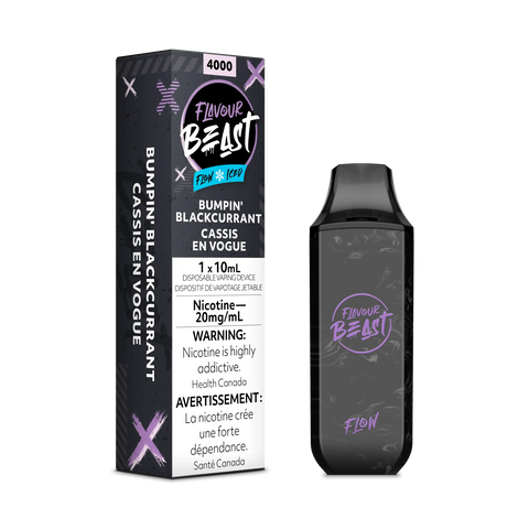 Flavour Beast Flow Disposables Pacific Smoke 20mg ON Tax / Bumpin' Blackcurrant Iced 34.99  Vape Cloud