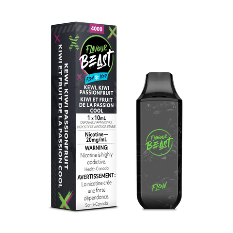 Flavour Beast Flow Disposables Pacific Smoke 20mg ON Tax / Kewl Kiwi Passionfruit Iced 34.99  Vape Cloud