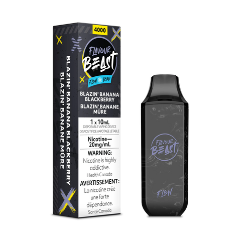 Flavour Beast Flow Disposables Pacific Smoke 20mg ON Tax / Blazin' Banana Blackberry Iced 34.99  Vape Cloud