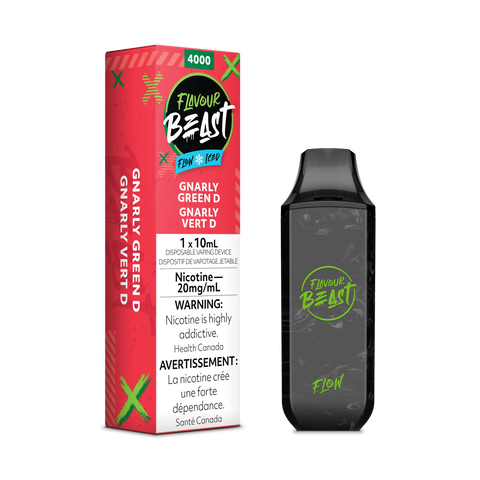 Flavour Beast Flow Disposables Pacific Smoke 20mg ON Tax / Gnarly Green D Iced 34.99  Vape Cloud