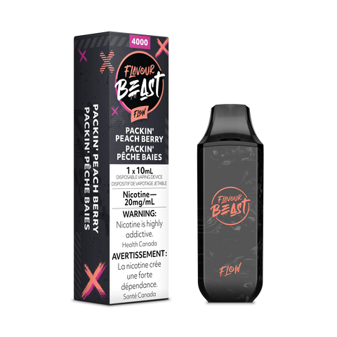 Flavour Beast Flow Disposables Pacific Smoke 20mg ON Tax / Packin' Peach Berry 34.99  Vape Cloud