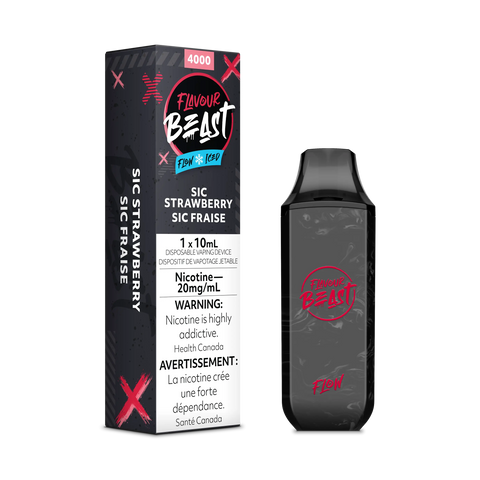 Flavour Beast Flow Disposables Pacific Smoke 20mg ON Tax / Sic Strawberry Iced 34.99  Vape Cloud