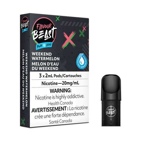 Flavour Beast S Pod | Vape Cloud Canada Pacific Smoke 20mg ON Tax / Weekend Watermelon Iced 22.00  Vape Cloud