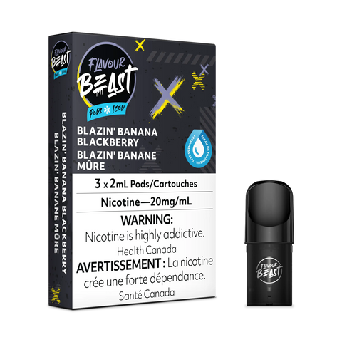 Flavour Beast S Pod | Vape Cloud Canada Pacific Smoke 20mg ON Tax / Blazin' Banana Blackberry Iced 22.00  Vape Cloud
