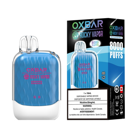 oxbar g8000 disposable vape OxBar G8000 - Vanilla Classic | Vape Cloud Canada
