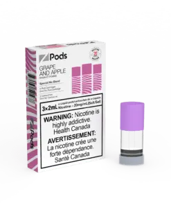 Z Land Z Pods pre-filled vape pod with grape and apple flavor, shown in image with vibrant fruit design.