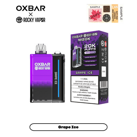 OxBar M20K - Grape Ice | Vape Cloud Canada