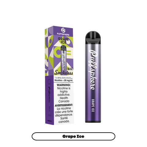Puffsphere Smokeless | Vape Cloud Canada Nimbus Distro 20mg ON Tax / Grape Ice 25.99  Vape Cloud