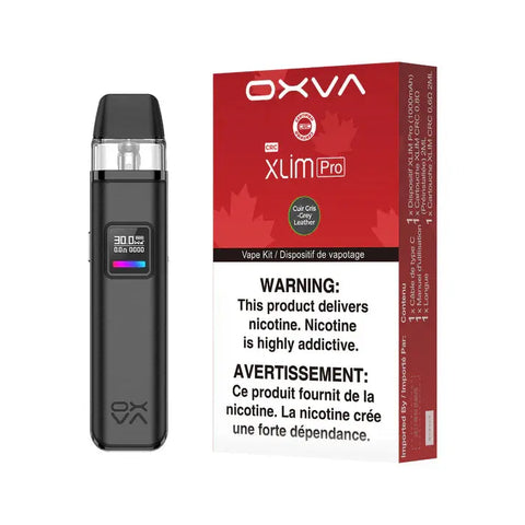OXVA XLIM PRO POD KIT [CRC] Nimbus Distro Grey-Leather 27.50  Vape Cloud
