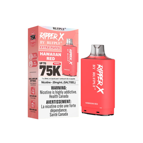 Ripper X 75k Pods | Vape Cloud Canada GCore Hawaiian Red 34.99  Vape Cloud