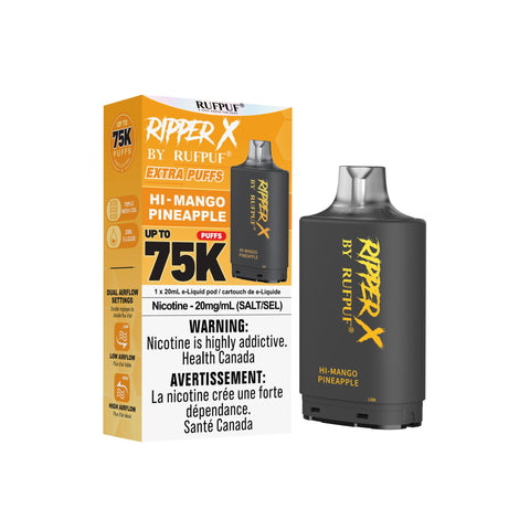 Ripper X 75k Pods | Vape Cloud Canada GCore Hi-Mango Pineapple 34.99  Vape Cloud