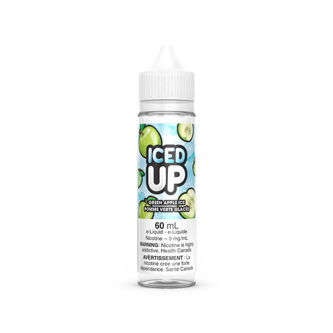 Iced Up Freebase - Green Apple Ice (60mL) | Vape Cloud Canada Valor    Vape Cloud