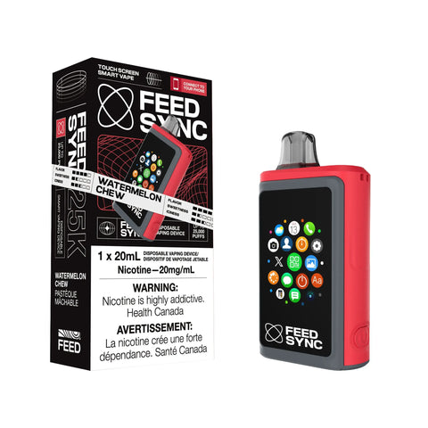 FEED SYNC 25k | Vape Cloud Canada Smoke Arsenal 20mg ON Tax / Watermelon Chew 40.50  Vape Cloud