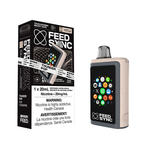 FEED SYNC 25k | Vape Cloud Canada Smoke Arsenal 20mg ON Tax / Thunder Pop 40.50  Vape Cloud