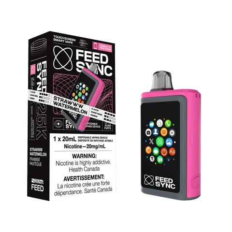 FEED SYNC 25k | Vape Cloud Canada Smoke Arsenal 20mg ON Tax / Strawww Watermelon 40.50  Vape Cloud