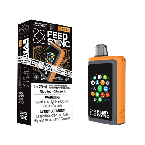 FEED SYNC 25k | Vape Cloud Canada Smoke Arsenal 20mg ON Tax / Juicy Splash 40.50  Vape Cloud