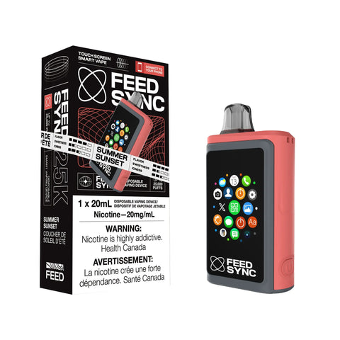 FEED SYNC 25k | Vape Cloud Canada Smoke Arsenal 20mg ON Tax / Summer Sunset 40.50  Vape Cloud
