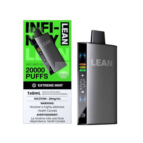 Infinity Lean 20K Disposable Vape Smoke Arsenal Extreme Mint 30.50  Vape Cloud