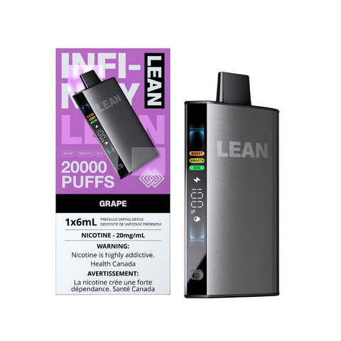 Infinity Lean 20K Disposable Vape Smoke Arsenal Grape 30.50  Vape Cloud
