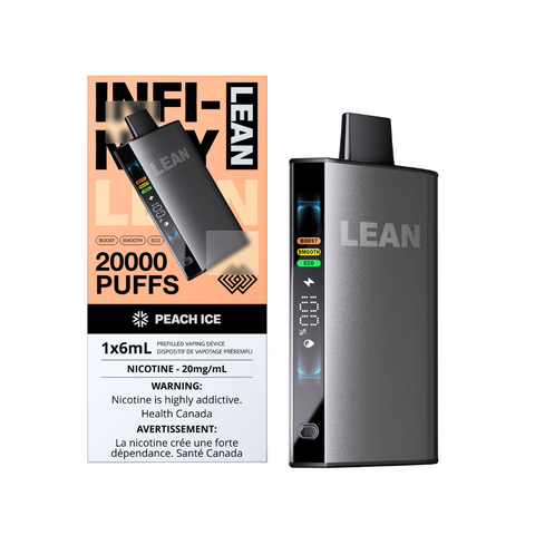 Infinity Lean 20K Disposable Vape Smoke Arsenal Peach Ice 30.50  Vape Cloud