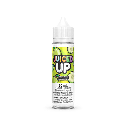 Juiced Up Freebase - Green Apple (60mL) | Vape Cloud Canada