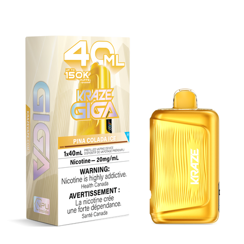 Kraze Giga 40ML Disposable Vape | 150,000 Puffs