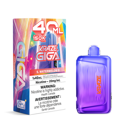 Kraze Giga 40ML Disposable Vape | 150,000 Puffs