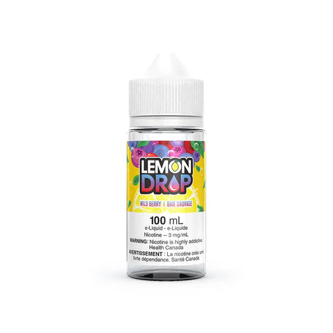 Lemon Drop Nic Salt - Wild Berry (100mL) | Vape Cloud Canada Valor    Vape Cloud